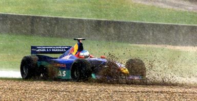 If Alesi spins a car, boy is it serious!
